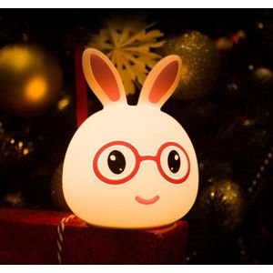 Cartoon Colorful Changing Touch Pat Sensor Night Light  Creative USB Charging LED Decoration Lamp Novelty Gift