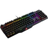 ASUS Claymore USB 2.0 RGB Backlight Detachable Wired Mechanical Black Switch Gaming Keyboard with Detachable Cable