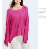 Dames Knitwear Turtleneck Sweater  Maat: L(Pink)