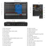 XTUGA B1404FX 14 Kanalen Bluetooth Audio Mixer Digitale DJ Controller Sound Mixing Console (EU Plug)