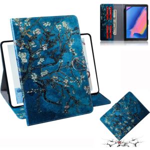Apricot Blossom Pattern Horizontal Flip Leather Case for Galaxy Tab A 8 (2019) / P200 / P205  with Holder & Card Slot & Wallet