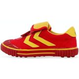 Kinderen voetbalschoenen antislip slijtvast nylon bevestiging voetbal trainingsschoenen  maat: 36/230 (rood)