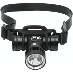 YWXLight 60m Underwater Photography Video Fill-up Headlight Diving Flashlight with Battery Display Function(Headlight)
