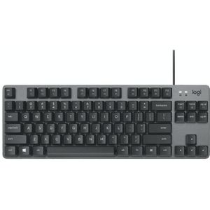 Logitech K835 Mini Mechanical Wired Keyboard  Red Shaft (Black)