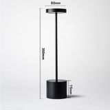 JB-TD003 I-Shaped Table Lamp Creative Decoration Retro Dining Room Bar Table Lamp  Specification: USB(Black)