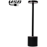 JB-TD003 I-Shaped Table Lamp Creative Decoration Retro Dining Room Bar Table Lamp  Specification: USB(Black)