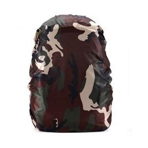 Waterdichte stofdichte rugzak regenhoes draagbare Ultralight outdoor tools wandelen beschermende cover 45L (camouflage)