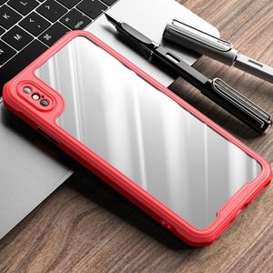 For iPhone XS / X iPAKY Dawn Series Airbag Shockproof TPU Case(Red)