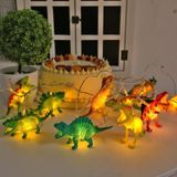 KLDC001 10 LED's 3000LM Dinosaur String Lights Kinderkamer Kerstdecoratie Lantaarn (warm licht)