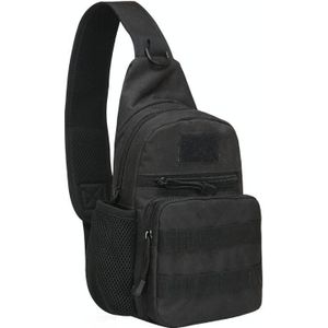 A14 Outdoor Cycling One-Shoulder Water Bottle Bag Portable Tool Messenger Bag  Size: One size(Black)