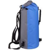 LUCKSTONE 60L Outdoor Rafting And River Tracing Waterproof Backpack Shoulder Bag Inflatable Swimming Bag Tote Bucket Bag(Blue)