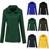 Regenjas Waterdichte kleding buitenlandse handel Hooded Windbreaker jacket regenjas  grootte: XXXL (groen)