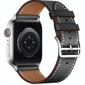 Voor Apple Watch Series 8 45 mm imak PG1-serie lederen horlogeband