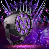 LED Purple Light Parlight Stage Laser Light  Plug Specifications:EU Plug(12 Purple Light Par Lights)