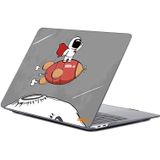 Enkay Star Series Pattern Laotop Beschermend Crystal Case voor MacBook Pro 15.4 Inch A1707 / A1990 (Rocket Astronaut)