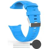 For Polar Vantage V Silicone Smart Watch Replacement Strap Wristband (Blue)
