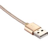 Knit Texture USB to USB-C / Type-C Data Sync Charging Cable  Cable Length: 2m  3A Total Output  2A Transfer Data  For Galaxy S8 & S8 + / LG G6 / Huawei P10 & P10 Plus / Oneplus 5 / Xiaomi Mi6 & Max 2 /and other Smartphones(Gold)