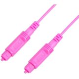 8m EMK OD2.2mm Digital Audio Optical Fiber Cable Plastic Speaker Balance Cable(Pink)