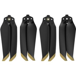 2 Pairs Sunnylife 7238F-2 For DJI Mavic Air 2 Low Noise Quick-release Propellers(Gold)