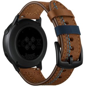 22mm For Huawei Watch GT2e / GT2 46mm Zigzag Leather Stap(Brown)