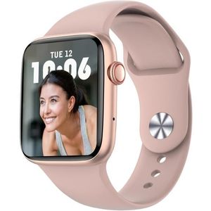 DT7 1.8 Inch Kleurenscherm Smart Watch  IP68 Waterdicht  Ondersteuning Bluetooth Call / Heart Rate Monitoring / Bloeddruk Monitoring / Slaap Monitoring / Predict Menstrual Cycle Intelligent (Pink)