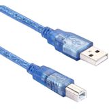 Normal USB 2.0 AM to BM Cable  with 2 core  Length: 5m(Blue)