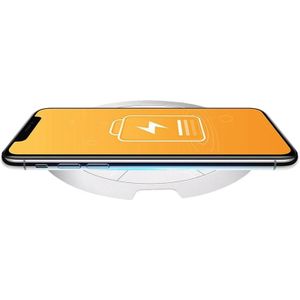 964 10W Lightweight Portable Smart Wireless Charger(White)