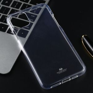 GOOSPERY JELLY TPU Shockproof and Scratch Case for iPhone 11 Pro Max(Transparent)