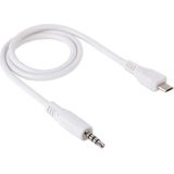 3.5mm Male to Micro USB Male Audio AUX Cable  Length: about 50cm