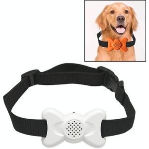 Automatic Voice Control Bark Arrester Collar Pet Supplies Trainer(White)