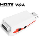 Full HD 1080P HDMI to VGA Adapter for Power and Audio