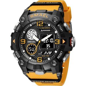 SMAEL 8055 grote wijzerplaat sport buiten waterdicht lichtgevend multifunctioneel elektronisch horloge