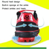 Kinderen voetbalschoenen antislip slijtvast nylon bevestiging voetbal trainingsschoenen  maat: 35/225 (zwart + groen)