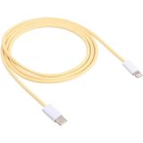 12W PD USB-C / TYPE-C tot 8 PIN-gegevenskabel  kabellengte: 1m