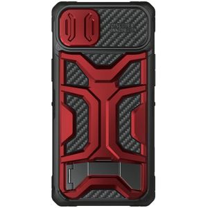 Voor iPhone 14 Plus NILLKIN Sliding Camera Cover Design TPU + PC Magnetische Telefoon Case (Rood)