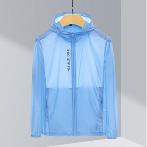 Ladys Outdoor UV Proof Breathable Lightweight UPF 70+ Couples Sun Proof Clothes (Color:Light Blue Size:M)