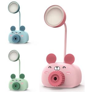 YW2192 2 PCS Pencil Sharpener Mobile Phone Holder Storage Box Bedside Lamp Desk Lamp Night Light  Random Color Delivery(Puppy )