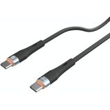 Nillkin 2.4A USB-C/Type-C naar USB-C/Type-C siliconen datakabel  lengte: 1 2 m