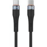 Nillkin 2.4A USB-C/Type-C naar USB-C/Type-C siliconen datakabel  lengte: 1 2 m