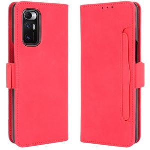 For Xiaomi Mi Mix Fold Skin Feel Calf Pattern Horizontal Flip Leather Case with Holder & Card Slots & Photo Frame(Red)