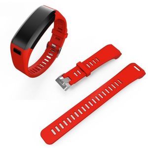 Silicone Sport Wrist Strap for Garmin Vivosmart HR 1 (Red)