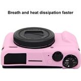 PULUZ Soft Silicone Protective Case for Canon EOS G7 X Mark II(Pink)
