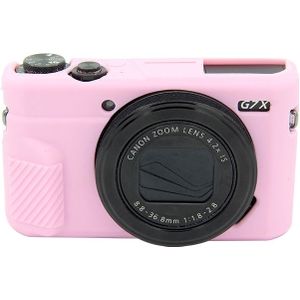 PULUZ Soft Silicone Protective Case for Canon EOS G7 X Mark II(Pink)