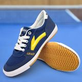 Recreatieve sport training sneakers pees-zolen antiseed canvas schoenen  maat: 38/240 (blauw)
