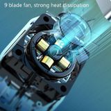 H15 Mobile Phone Radiator Semiconductor Rapid Cooling Portable Peripheral Cooling Mobile Phone Radiator Battery Models(Black)