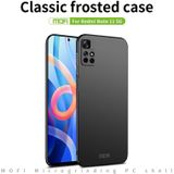 For Redmi Note 11 5G / Note11S 5G / Poco M4 Pro 5G MOFI Frosted PC Ultra-thin Hard  Phone Case(Black)