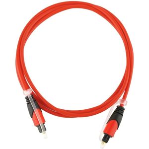 Digital Audio Optical Fiber Toslink Cable  Cable Length: 1m  OD: 4.0mm (Gold Plated)