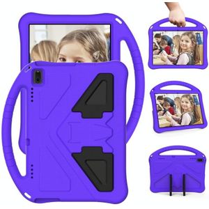 For Lenovo Tab 4 10(TB-X304F/N) EVA Flat Anti Falling Protective Case Shell with Holder(Purple)