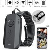 Y17 5MP 12mm Dual-lens HD Autofocus WiFi Industriële Digitale Endoscoop Zoomable Snake Camera  kabellengte: 10m Hard-kabel