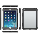 For iPad 10.2 RedPepper Shockproof Waterproof PC + TPU Protective Case with Lanyard & Pen Tray & Holder(Black)